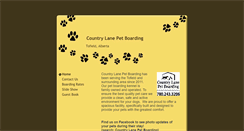 Desktop Screenshot of countrylanepetboarding.com